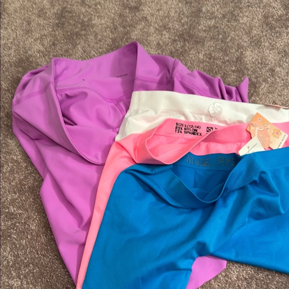 Purple Skort and Shorts Set